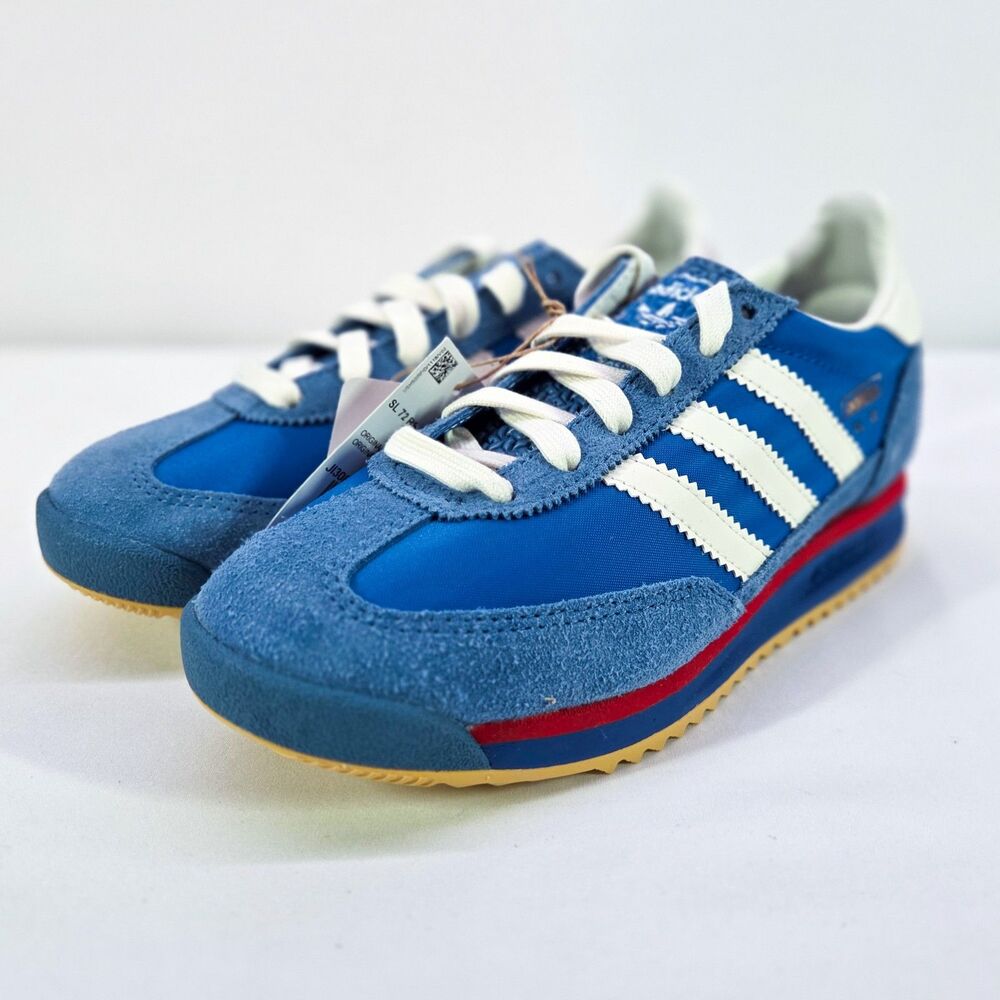 adidas SL 72 RS J Blue White Better Scarlet Women’s 4 JI3088 NEW